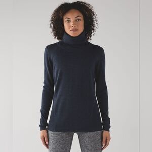 Lululemon Sweat and Savasana Sweater Heathered Inkwell